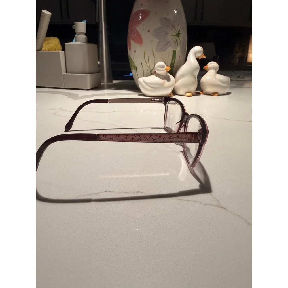 Draper James Womens Merlot Gradient Eyeglasses DJ5021 53-15-140 Purple Floral